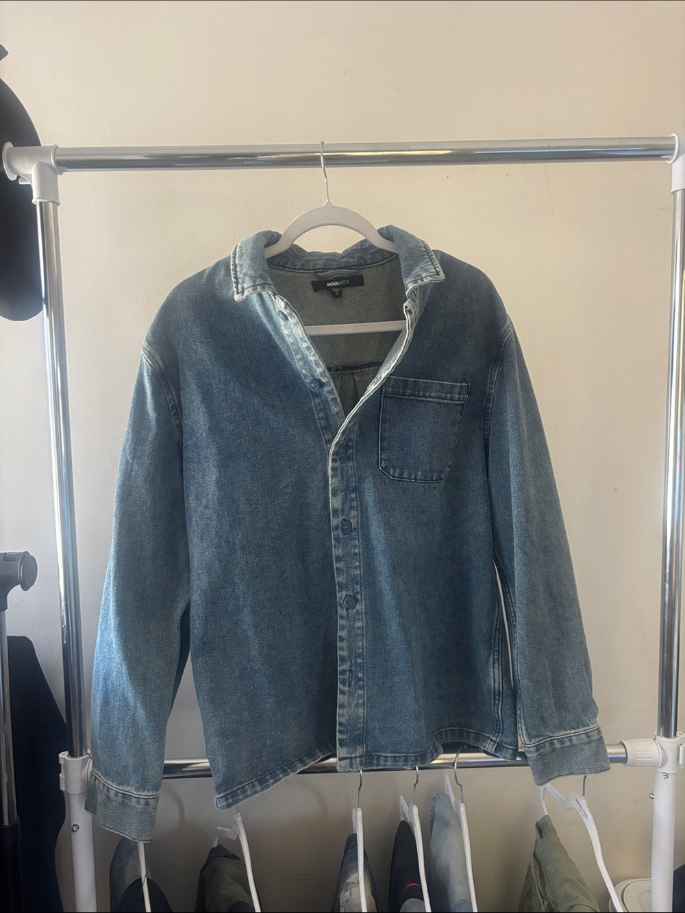 Fashion nova Light Blue Denim Jacket - Men